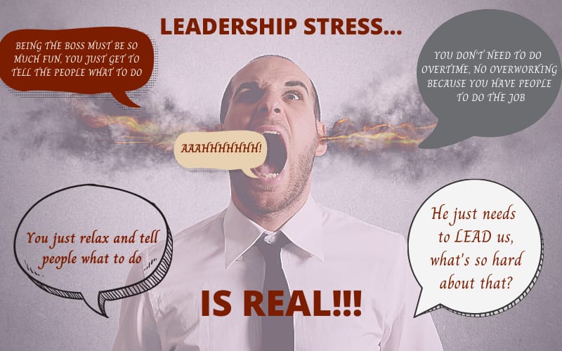 To demonstrate leadership stress