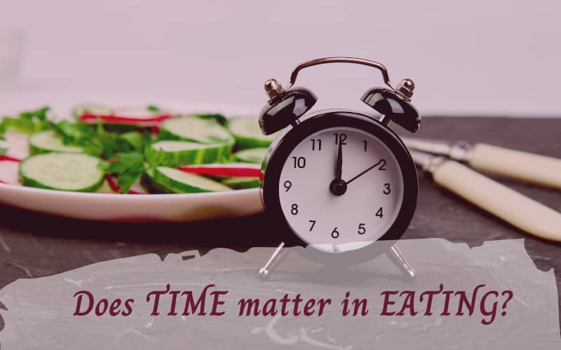Eating regularly and at the right time for health
