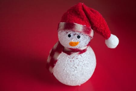 Snowman brings Christmas peace